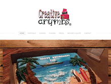 Tablet Screenshot of creativecrumbs.com